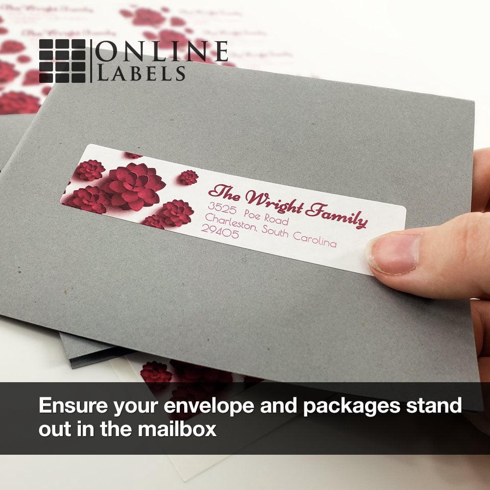 Address Labels - 4 x 1 - Inkjet/Laser Printer - Online Labels (1000 Sheet Pack)