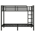 thumbnail image 4 of Newest Metal Full XL over Full XL Bunk Bed for Teens , Adults,Space-Saving/Noise Reduced/No Box Spring Needed, Black, 4 of 9