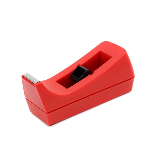 Dispensador De Cinta De Escritorio Easypag Para Cintas De Hasta 1,0 Pulgadas, Color Rojo