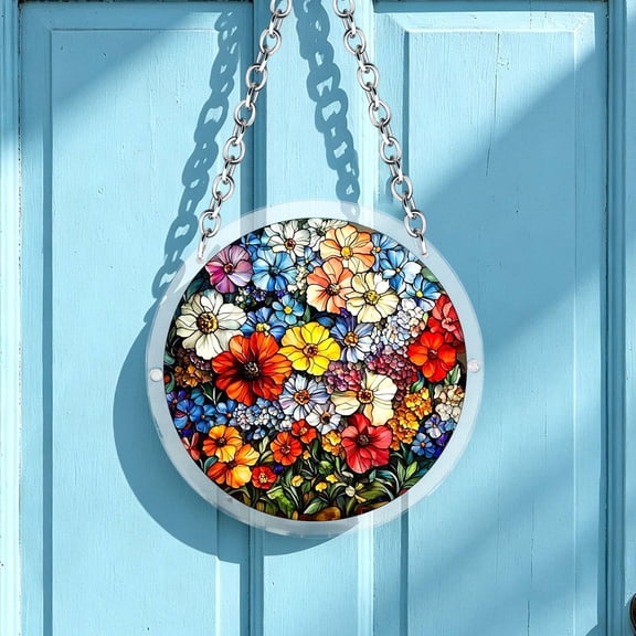 Acrylic Suncatcher Puzzle, Acrylic Puzzle for Window Hanging, 2D Acrylic Board Puzzle for Adult Birthday Home Window Door Hanging