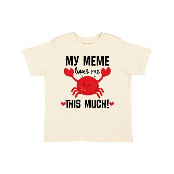 Inktastic Meme Loves Me Grandson Boys or Girls Toddler T-Shirt