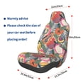 thumbnail image 3 of Daiia Tropical Fruit Printed Car Seat Cover - Waterproof & Sweatproof - Universal Fit, Machine Washable, Non-Slip - Seat Protector for Car, Truck, SUV, Van (1 Pack), 3 of 5