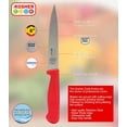 thumbnail image 2 of The Kosher Cook, 6 Inch German Stainless Steel Utility Knives - Red, 2 of 3