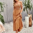 thumbnail image 4 of IROINNID A-Line Dress For Women Sleeveless Square Neck Sexy Vintage Party Dresses Regular Solid Color Dress, 4 of 7