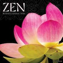 Willow Creek Press, Zen 2026 Wall Calendar, 12'' X 12'', 18-Month Calendar with Stapled Binding