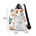 thumbnail image 3 of FORMRS Women's Travel Backpack Purse Anti-Theft Hidden Pockets Casual Shoulder Bag, Hand Drawn Autumn Leaves, 3 of 7