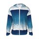 thumbnail image 1 of Balery Christmas Snowflakes Sudadera ligera de manga larga con capucha y protección solar UPF 50+ para hombre y mujer, ideal para pesca y running-Medium, 1 of 7