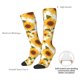 thumbnail image 4 of Fotbe Yellow Polka Dot Sunflower Calcetas Divertidas Estampadas para Hombre y Mujer, Calcetas de Algodón hasta la Rodilla para Caminar, Correr, Enfermería y Embarazo, 4 of 6