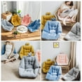 thumbnail image 7 of Raindrops 1-Pack Polyester Chair Cushion Ear-Shaped for Dining Room and Office Seating Comfort and Support, 7 of 7