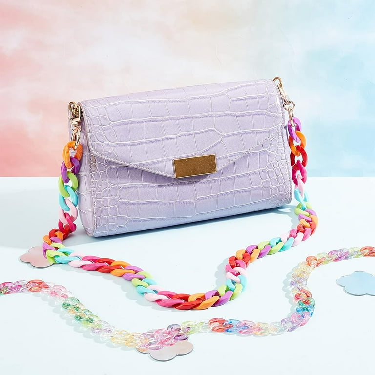 Colors Acrylic Purse Handles Colorful Resin Bag Handles