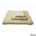 thumbnail image 3 of CGG Home Fashions Jacquard 3-piece Towel Set - 5 Jacquard Border Designs Beige, 3 of 5