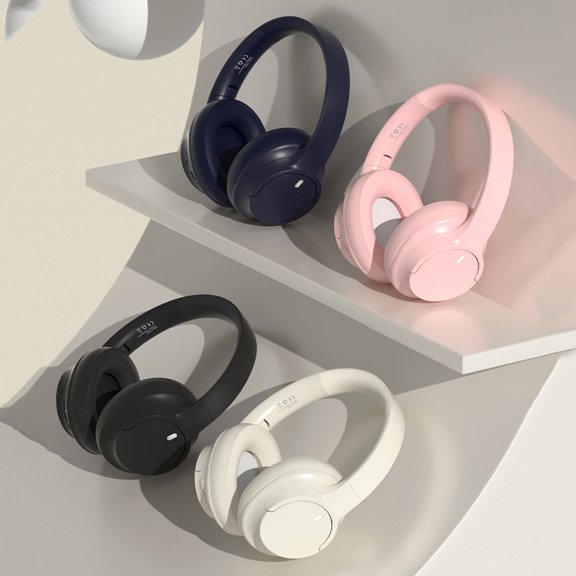 Viflosae Wireless Headphones Headphones over Ear Head Mounted Wired and Wireless Double Mode Foldable Soft Headband Low Latency High Battery 5.3 Sports Gaming Bluetooth Headphones Earphones