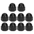 thumbnail image 1 of 10Pcs Hex Nut Covers Protection Dome Caps Plastic Black Fastener Hardware Industrial SuppliesM10, 1 of 5