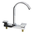thumbnail image 1 of Llave Mezcladora Fregadero O Tarja Cocina Alfa  Acero Inoxidable Cromada Manerales Garza, 1 of 4