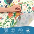 thumbnail image 3 of Yayeee Kitchen Curtains Tier Pair Light Filtering 27"x24" Rod Pocket Short Cafe Window Panel, Cartoon Animals, 3 of 7