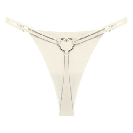 Sexy Panties for Women Cute Womens Underwear White Lace Underwear Women Thong Underwear Pack S