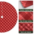 thumbnail image 6 of 48 Inch Christmas Tree Skirt – Velvet Plush Tree Mat, Soft Thickened Polyester with Red Ties, Single-Sided Printing, Available in 30in/36in/48in, Perfect for Holiday Xmas Tree Decoration, 6 of 7