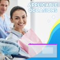 thumbnail image 3 of 200 Pcs Dental Zipper Pouches Zipper Lock Carrying Case with Business Card Holder Clear Toothbrush Pouch for Dental Hygiene Products Office Prizes, Color Random (10 x 4 Inch), 3 of 6