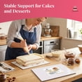 thumbnail image 4 of Cake S.O.S 10x14 inch Rectangle White Coated Cardboard Cake Board, Greaseproof, (100-pack), 4 of 8