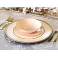 thumbnail image 6 of " OCCASIONS " 80 Plates Pack,(40 Guests) Premium Wedding Party Disposable Plastic Plates Set -40 x 10.5'' Dinner + 40 x 7.5'' Salad / Dessert(Bali, Blush / Gold), 6 of 6