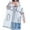 Black, variant on Xfvqtps Children Raincoat with Hooded and Brim Colorful Edge Reusable Transparent Button Knee Length Waterproof Cycling Hiking Rain Jackets EVA Rain Poncho Black