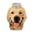 thumbnail image 5 of Sudadera con capucha para hombre y mujer, con estampado 3D de perro divertido, ropa de calle con gráfico de animales, ropa informal de uso diario con capucha para el hogar y bolsillo, 5 of 5