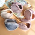 thumbnail image 3 of Warm Earmuffs Furry Fleece Winter Ear Muffs Ear Covers Soft Ear Warmer for Women Men Outdoor Activities, 3 of 5