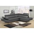 thumbnail image 3 of Logan Collection Sectional Sofa, Black Color, 3 of 4