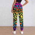 1997 Neon Baggy Pants Leopard Print Classic Big Size Sweatpants Spring