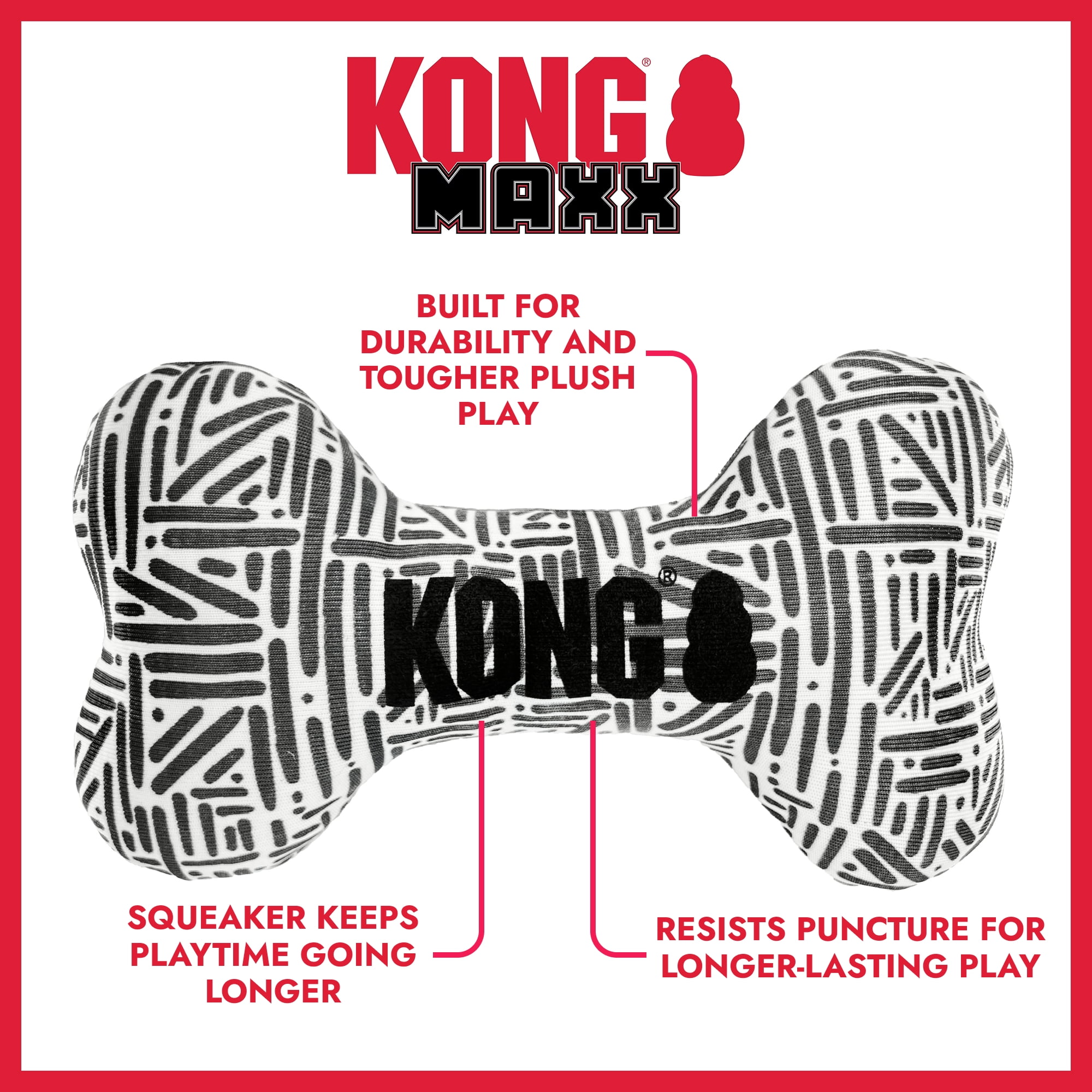 KONG® Maxx Bone Durable Dog Toy, Small/Medium