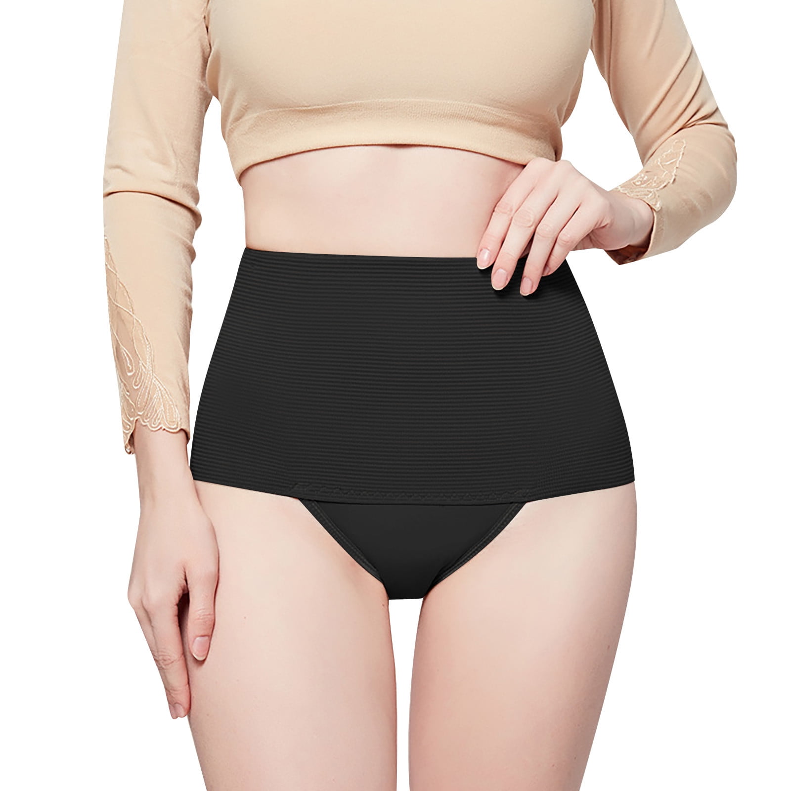 Joyspun Women's Seamless Hi Cut Panties, 6-Pack, Sizes XS to 3XL