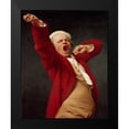 thumbnail image 2 of Ducreux, Joseph 12x14 Black Modern Framed Museum Art Print Titled - Self-Portrait, Yawning, 2 of 5