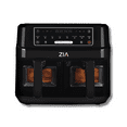 thumbnail image 2 of ZIA 8-1 SmartCrisp Duo Basket Air Fryer, 2 of 3