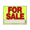 thumbnail image 2 of (2 pack) For Sale Sign, 11' x 14" Neon Laminated Sign, Sunburst Systems 3620 For Sale Poster, 2 of 9