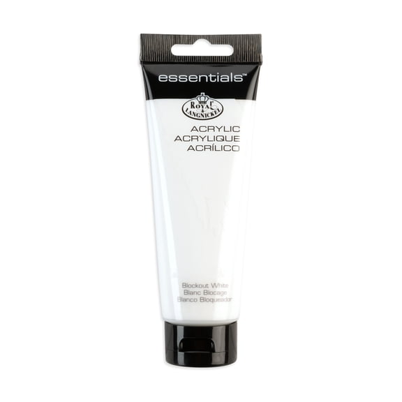 Royal & Langnickel Essentials 120ml Blockout White Acrylic Artist Paint