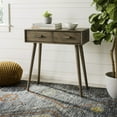 thumbnail image 1 of Safavieh Home Dean Console Moderne Chocolat 2 Tiroirs du Milieu du Siècle, 1 of 5