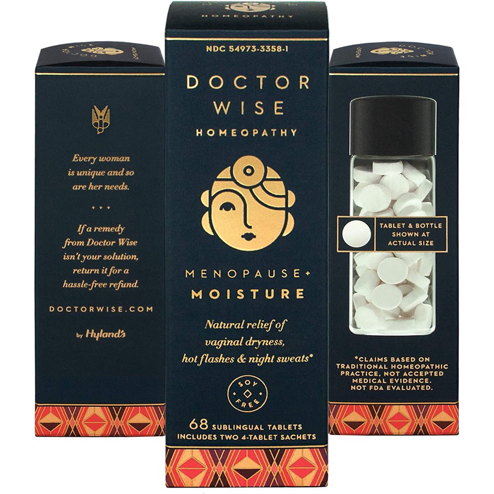 Hyland's Doctor Wise Homeopathy Menopause Plus Moisture 68 Sublingual