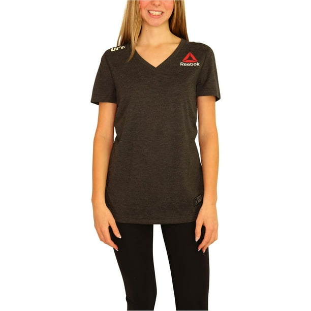 Reebok Womens We Are All Fighters Graphic T-Shirt darkgray S