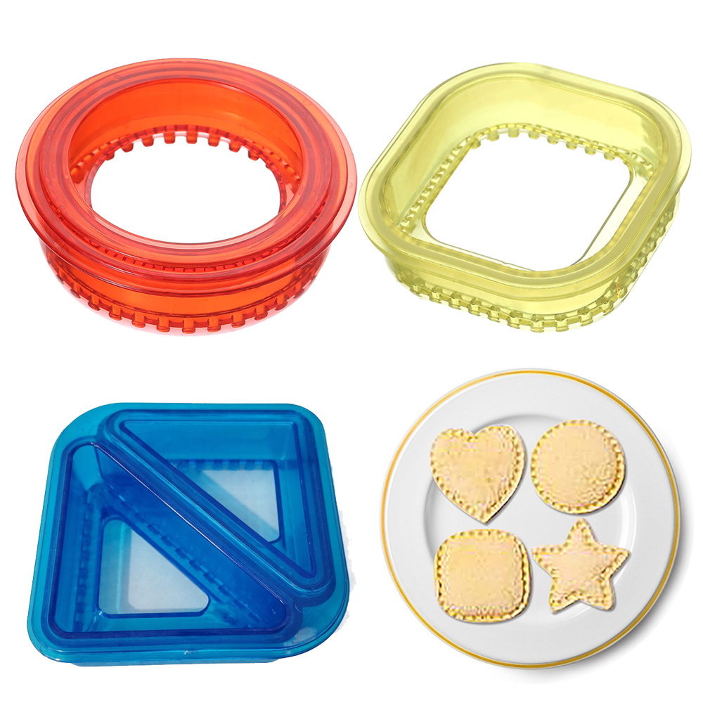 3 Sets Sandwich Cutter and Sealer, Uncrustables Sandwich Maker, Safety