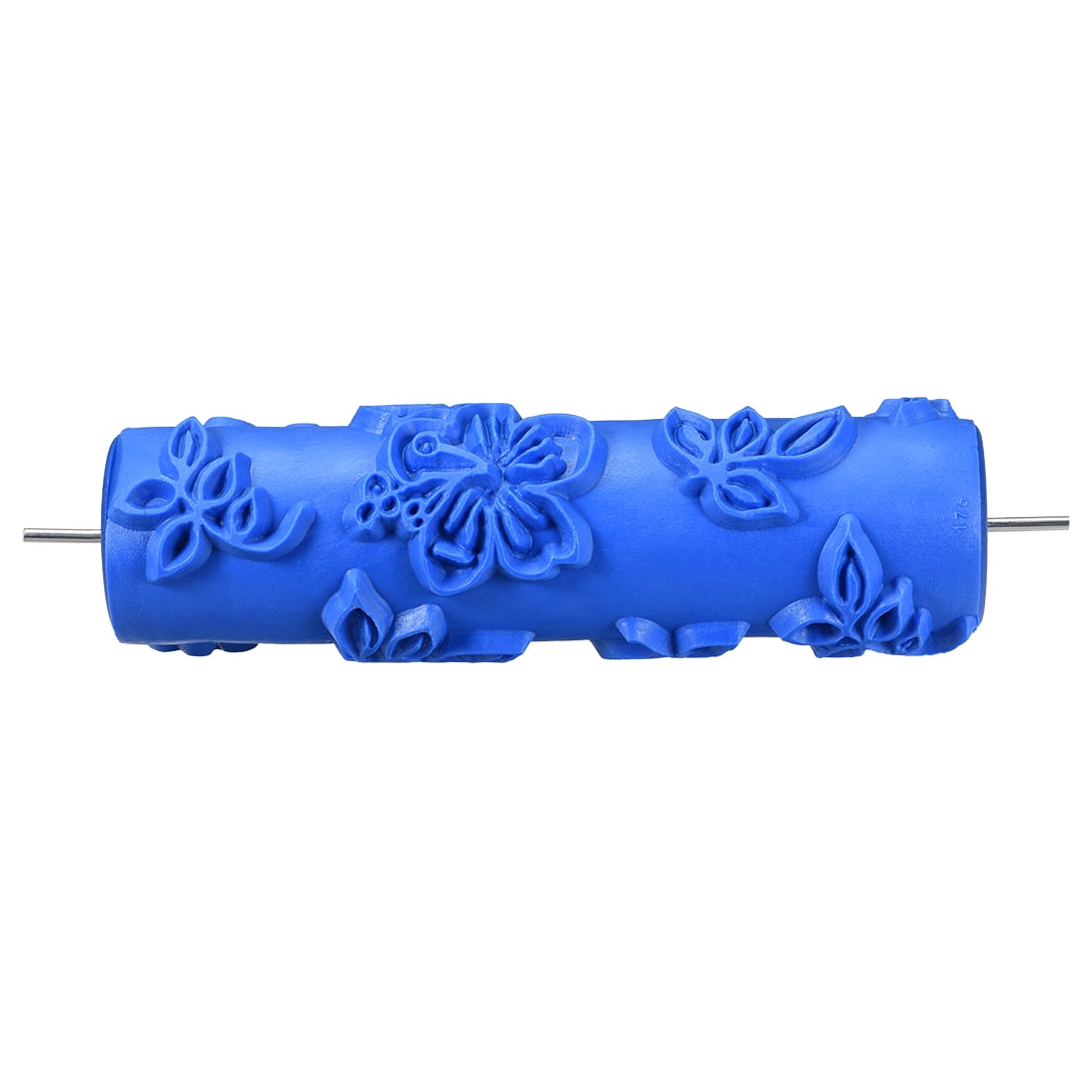 Wood Pattern Painting Roller 7 inch Wall Decorative Texture Roller Rubber Embossed Paint Roller