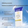 thumbnail image 3 of Protector solar facial iluminador EHD 1-3x con aislamiento de protección UV 50 veces superior, resistente al agua y al sudor, refrescante, para exteriores, 2 unidades, 3 of 3