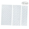 thumbnail image 3 of SHINYPASING 90Pcs Silicone Rubber Bumpers for Bath Accessories Anti Vibration 1.1 * 0.3in, 3 of 8