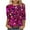 J, variant on Mgmyaa Women's Sequin Printed Blouses 3/4 Sleeve Crew Neck Tops Casual Fashion T-Shirts