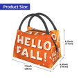 thumbnail image 2 of Honeii Hello Fall 1 Print Cooler Bag Insulated, Large Leakproof Soft Sided Portable Cooler Bag,Lunch Box Lunch Bag, 2 of 6