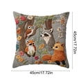 thumbnail image 3 of Cute Quadruped Patterns Cushion Cover Soft Throw Pillowcase Removable And Washable Pillowcase For Sofa And Chair Ideal Choice For Summer Sofa And Bedroom Decor, 3 of 6
