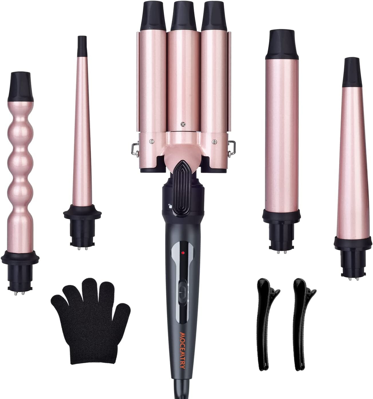 MOCEMTRY Curling Wand Set Wand Curling Iron & Hair Curling Iron Set