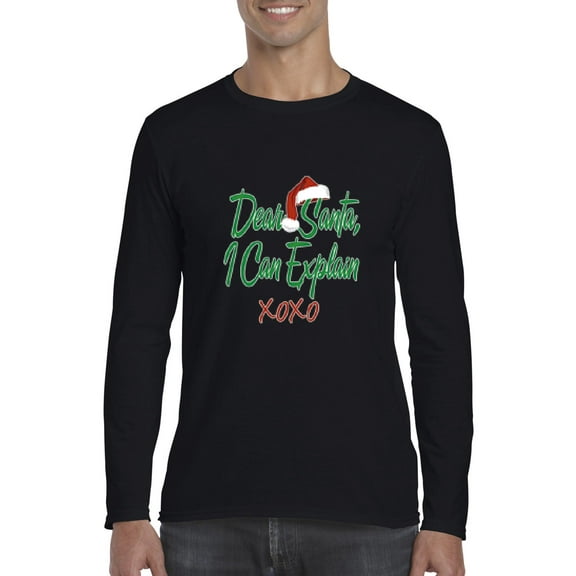 Artix - Mens Long Sleeve T-Shirts - Dear Santa