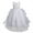 White, variant on Toddler Kids Girls Flower Dress Formal Princess Puffy Tulle Dresses Bridesmaid Wedding Communion Birthday Party Pageant Maxi Prom Gown for Child 4-5 Years White