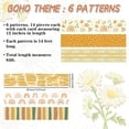 thumbnail image 2 of Bulletin Boho Borders VABAMNA Boho Rainbow Flower Leaf 84 pies, 2 of 9