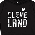 thumbnail image 3 of Inktastic Cleveland, Ohio Distressed Font Toddler Hoodie, 3 of 4